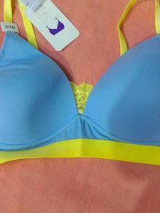 Blue T-Shirt Bra