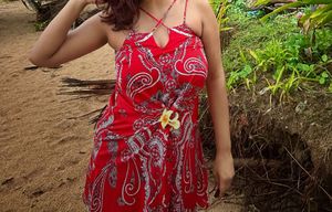 Red Skater Dress