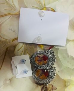 Handcrafted Resin Earrings, earrings set for women