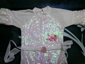 Sparkly Pink Sequin Party Dress