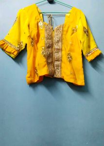 Yellow Lehenga Choli Set