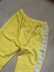 Yellow Striped Track Pants