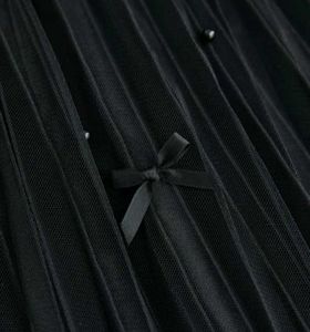 Pleated Black Skirt