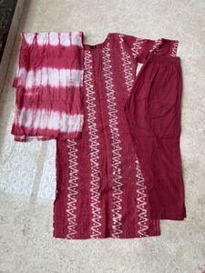 Pink suit Set With dupatta