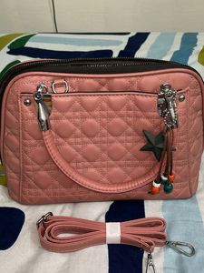 Peach Pink Handbag