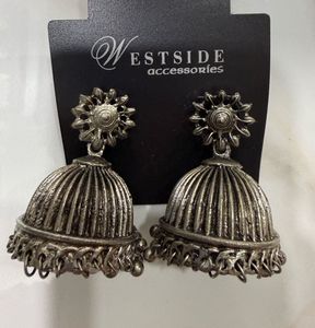 Westside Silver Jhumkas
