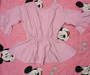 Classy Solid Flare Top With Pocket Palazzo set