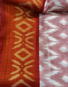 Ikkat Print Saree