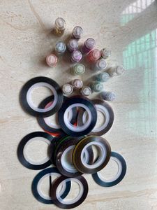 Princess Pearl Hairband &amp; Complete Nail Art Set