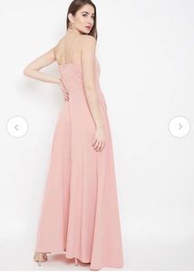 Elegant Pink Maxi Dress