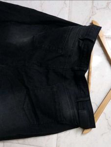 Black Straight Leg Jeans