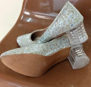 Sparkly Ballerinas used only once 24 cm N 9.5 Inch