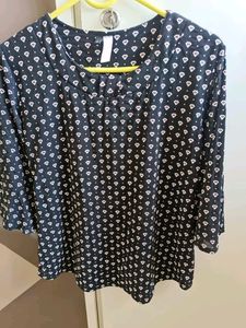 Black And White Fancy Top