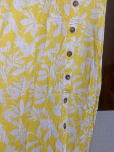 yellow casual dress