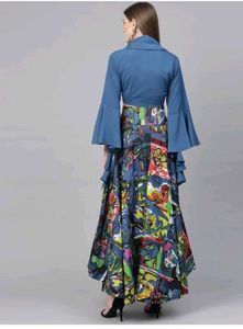 Pannkh Ethnic Top And Skirt