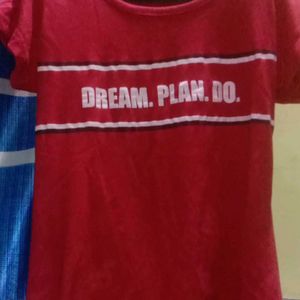 Red T-shirt For Girls........