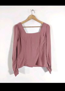 peach casual top
