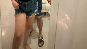 Extensive Ripped Denim Shorts