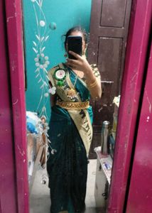 Elegant Blue Saree