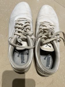 Puma white shoes