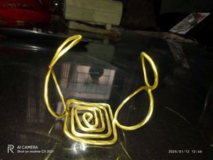 Golden Brass Vintage Arm Cuff
