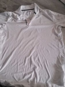 Reebok White Polo Shirt
