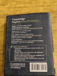 Cambridge Mini Dictionary