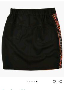 Funky Patterned Mini Skirt