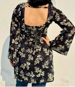 Floral Print Kurta