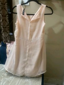 put your best offers nude shade short dress