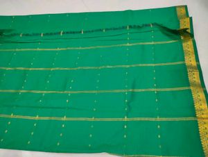 Green &amp; Gold Sari