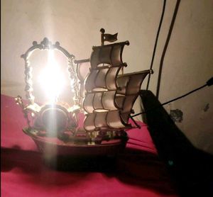 Vintage Ship Lamp in coins ✅