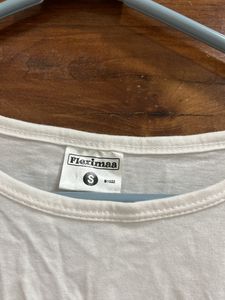 White Full Sleeves Tshirt 100% Cotton