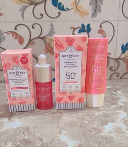 Dot&key Watermelon Serum & Sunscreen Combo