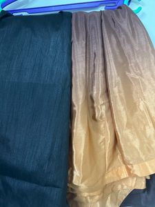 RACHNA Poly Chiffon Brown Ombre Saree