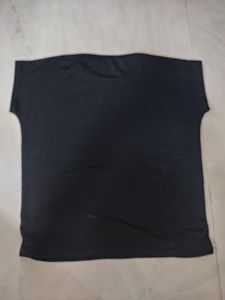Black With Gold Detailing T Shirt