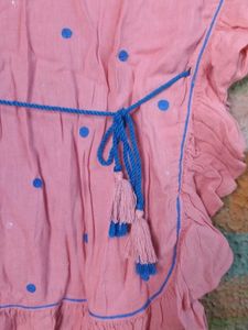 Cute Pink Polka Dot Top
