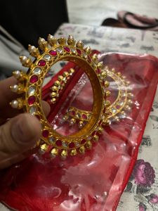 Heritage Rajwadi Bangles Set