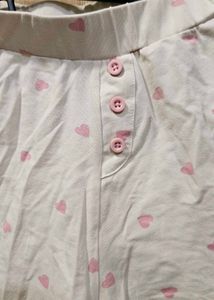 Cute Heart Print Shorts