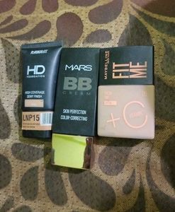 Foundation&#39;s ( Mars BB, Insight, Maybelline)
