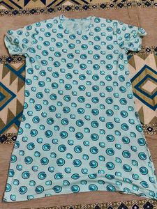 Patterned T-Shirt Dress