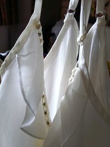 White Ruffle Tank Top