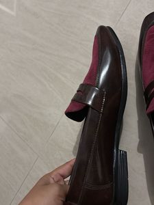 Jimmy Choo Burgundy Loafers