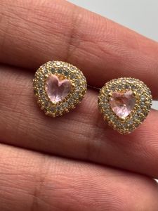 Anti-Tarnish Heart Stud Earrings