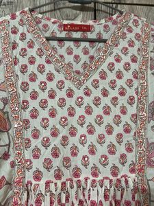 Floral Print Kurta