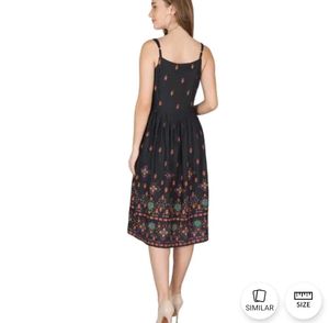 Boho Print Midi Dress