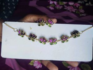 Lotus Necklace Set