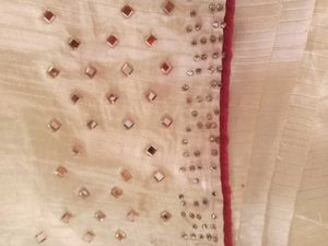 Embellished Golden Saree