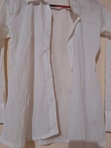 White Button-Up Shirt