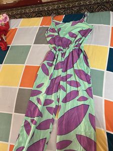 Leaf Print Sundress
